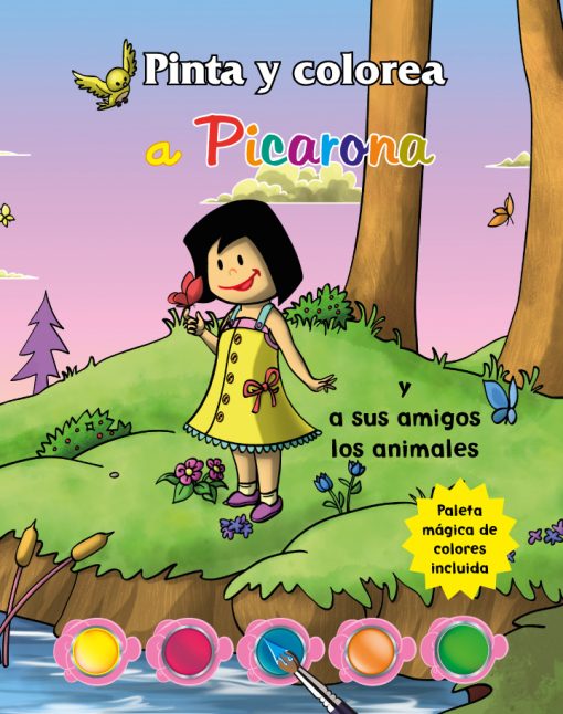 Pinta y colorea a Picarona y a sus amigos los animales