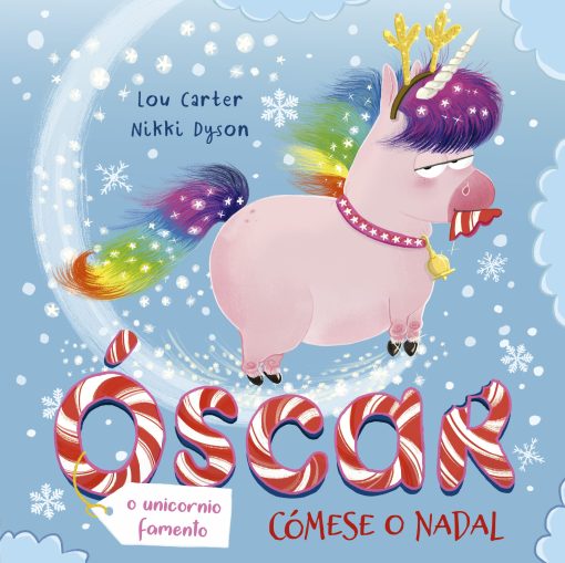 Óscar o unicornio famento cómese o Nadal