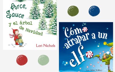 Algunos de nuestros libros navideños en Creciendo con Montessori