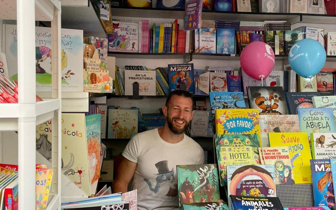 Alessandro Montagnana en la feria del libro de Madrid