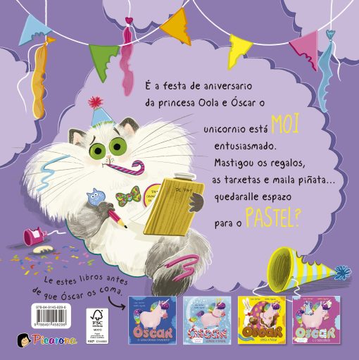 Óscar o unicornio famento cómese a torta - Imagen 2