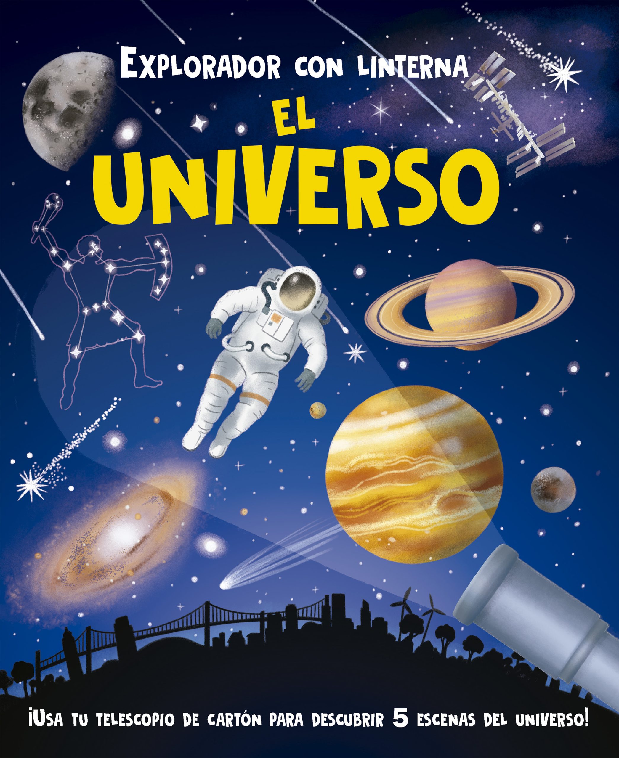 Explorador con linterna: El Universo